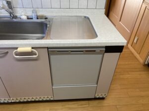 愛知キッチン取付け隊　トップオープン食洗機の工事　施工後